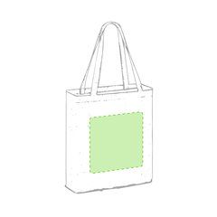 Bolsa Plegable Algodón y Corcho 8kg | Centrado cara B | 260 x 265
