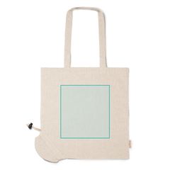 Bolsa plegable de algodón reciclado 120 g/m² | ZONA1 | 230 x 250