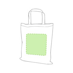 Bolsa Plegable Reutilizable 7Kg | Centrado cara A (desplegamos y marcamos) | 265 x 240