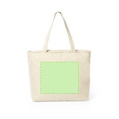 Bolsa de Poliéster con Cremallera y Neceser | Centrado cara B | 265 x 220
