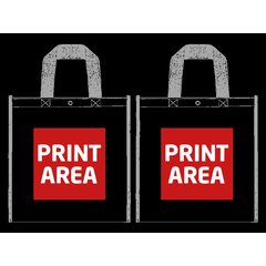 Bolsa PP laminada con brillo y cierre botón | Zona 1 (Dos Caras Iguales) | 200 x 200