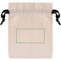Bolsa Presentación Algodón 140gr con Cinta | Frontal | 100 x 50