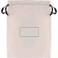 Bolsa Presentación Algodón con Cordón Terciopelo | Frontal | 100 x 50