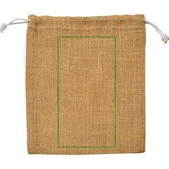 Bolsa Presentación Yute 270gr 25x30 | Frontal | 120 x 230