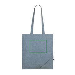 Bolsa reciclada y plegable | Frontal | 200 x 150