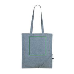 Bolsa reciclada y plegable | Frontal | 200 x 220