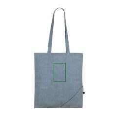 Bolsa reciclada y plegable | Frontal | 95 x 140