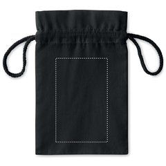 Bolsa regalo Algodón 14x22cm Pequeña | Frontal | 80 x 130