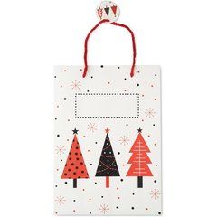 Bolsa regalo de papel grande con etiqueta | Frontal | 150 x 55