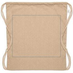Bolsa resistente de cuerdas algodón reciclado | Frontal | 300 x 260