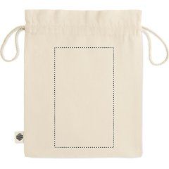 Bolsa Saco Algodón Orgánico 25x32cm | Trasero | 130 x 220