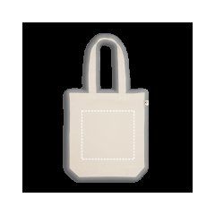 Bolsa de tela reciclada 280 g/m² sin teñir | Delantera | 260 x 240