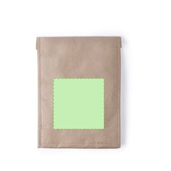 Bolsa térmica 2,3l de papel reciclable con cierre velcro | Cara B | 110 x 110