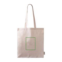 Bolsa tote de algodón orgánico 180g | Trasera | 150 x 200