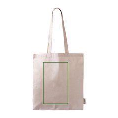 Bolsa tote de algodón orgánico 180g | Trasera | 210 x 280