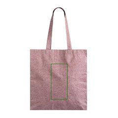 Bolsa tote de algodón y poliéster | Trasera | 120 x 230
