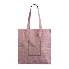 Bolsa tote de algodón y poliéster | Trasera | 150 x 200