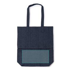 Bolsa vaquera reciclada con bolsillo frontal | ZONA1 | 230 x 110