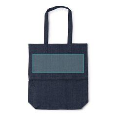 Bolsa vaquera reciclada con bolsillo frontal | ZONA2 | 250 x 90