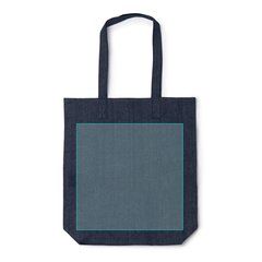 Bolsa vaquera reciclada con bolsillo frontal | ZONA3 | 250 x 250