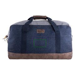Bolsa de viaje de algodón acabado vaquero | Frontal | 150 x 90