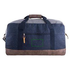 Bolsa de viaje de algodón acabado vaquero | Trasera | 150 x 90