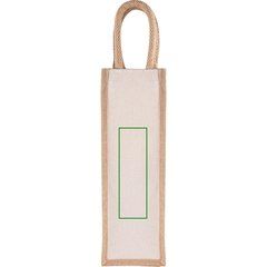 Bolsa de yute alta 11x35cm | Frontal | 50 x 140