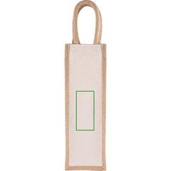 Bolsa de yute alta 11x35cm | Frontal | 50 x 95