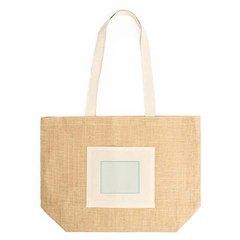 Bolsa de yute laminado con bolsillo | ZONA1 | 130 x 110