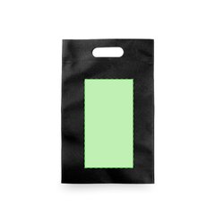 Bolsas negra para chanclas en non woven | Centrado cara B | 120 x 220