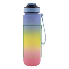 Botella 1L con marcador de capacidad | Trasera | 80 x 140