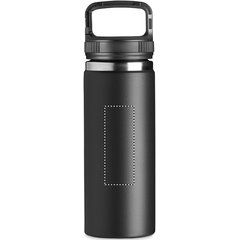 Botella 500ml Doble Pared con Asa | Frontal | 30 x 80