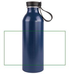 Botella de 550ml con tapón de madera | Frontal | 180 x 100