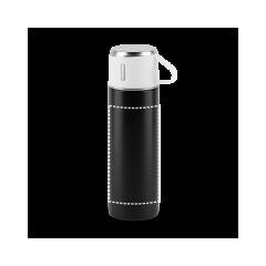 Botella de acero de doble con tapa vaso | Cuerpo | 130 x 130