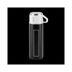 Botella de acero de doble con tapa vaso | Cuerpo | 25 x 130