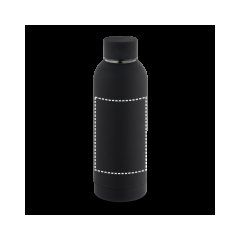 Botella de acero inox 500mL acabado gomoso | Cuerpo | 25 x 100