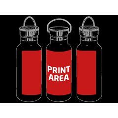 Botella Acero Inox Mate Doble Capa | Zona 1 | 200 x 120