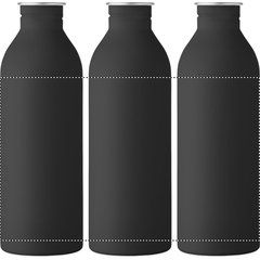 Botella de acero inoxidable acabado caucho 500 ml | 360 | 207 x 130