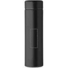 Botella de acero inoxidable reciclado 500 ml | Frontal | 25 x 65