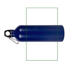 Botella de acero reciclado con mosquetón 750 ml | Horizontal | 130 x 210