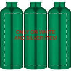 Botella de agua de aluminio con mosquetón (750ml) | SUBLIMATION | 200 x 170
