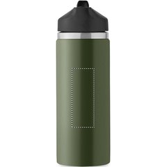 Botella Aislante Inox 500ml con Pajita | Frontal | 30 x 80