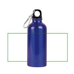 Botella aluminio 400 ml con tapón enroscable | Vertical | 200 x 95