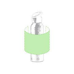 Botella Aluminio 600ml Acabado Mate | Alrededor del bidón | 150 x 100