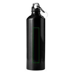 Botella de aluminio 750 ml | Frontal | 20 x 120