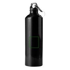 Botella de aluminio 750 ml | Frontal | 35 x 40