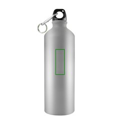 Botella Aluminio 750ml Mate | Vertical | 20 x 60