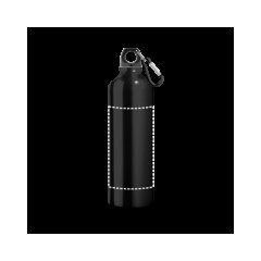 Botella Aluminio 750ml con Mosquetón | Cuerpo | 190 x 130