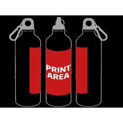 Botella Aluminio 800ml Mate | Zona 2 | 180 x 120