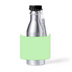 Botella Aluminio Mate con Cinta | Alrededor del bidón | 125 x 80